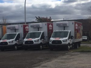 马特尔冷藏运输卡车的ATC鼻座系统确保新鲜度。欢迎加入今天打电话欢迎加入给ATC讨论你的冷藏解决方案。