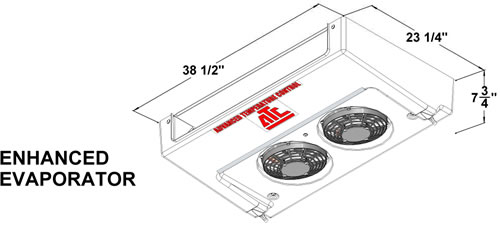 12VDC全电动ATC8-RT上的高容量双风扇蒸发器专为紧凑型货车和小型城市运输车辆而设计。欢迎加入