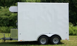 机头安装温度控制拖车系统